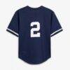 Derek Jeter New York Yankees Mitchell & Ness Preschool Cooperstown Collection Mesh Batting Practice Jersey - Navy - Detail View