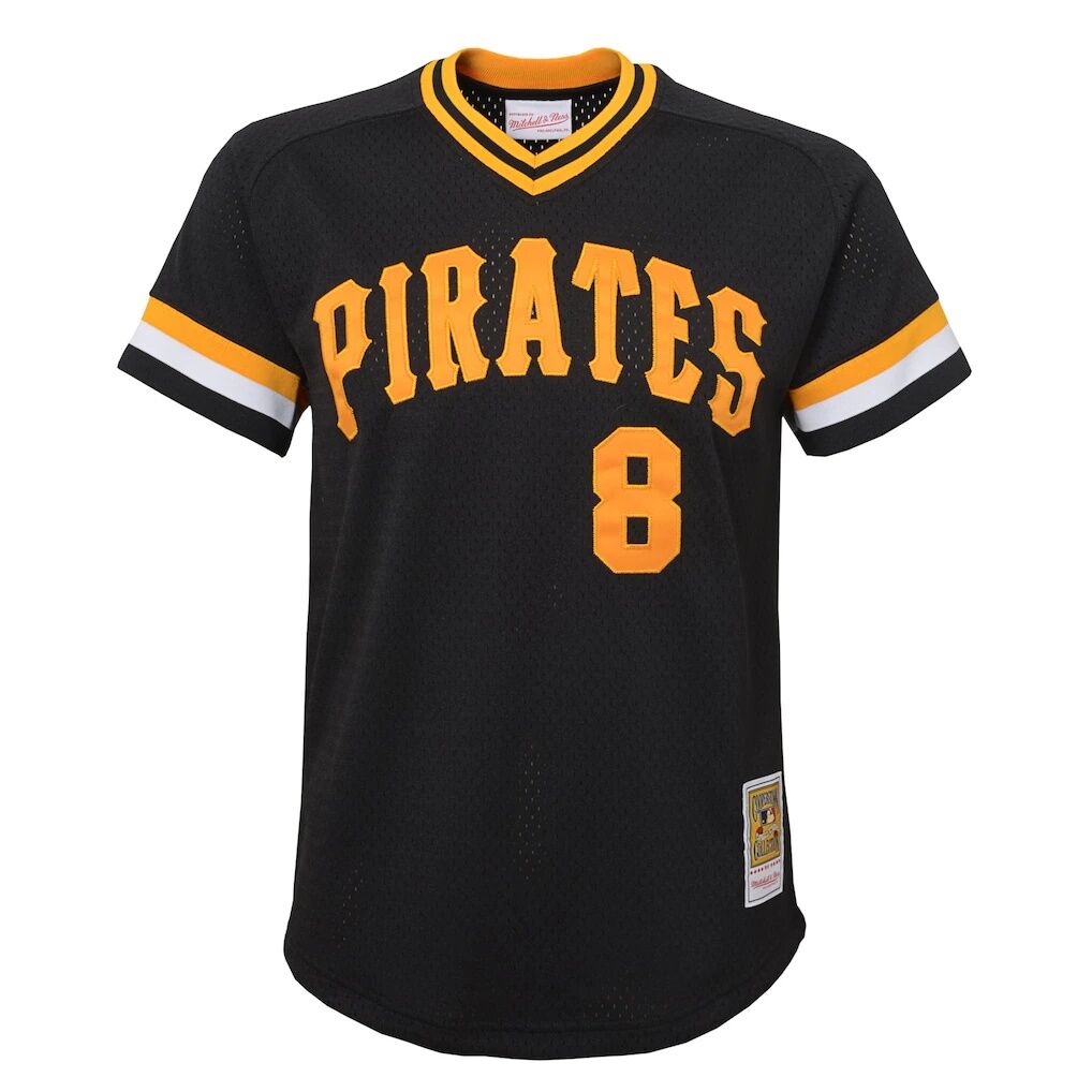 Willie Stargell Pittsburgh Pirates Mitchell & Ness Youth Cooperstown Collection Mesh Batting Practice Jersey