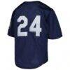 Ken Griffey Jr. Seattle Mariners Mitchell & Ness Youth Cooperstown Collection Mesh Batting Practice Jersey - Navy - Detail View