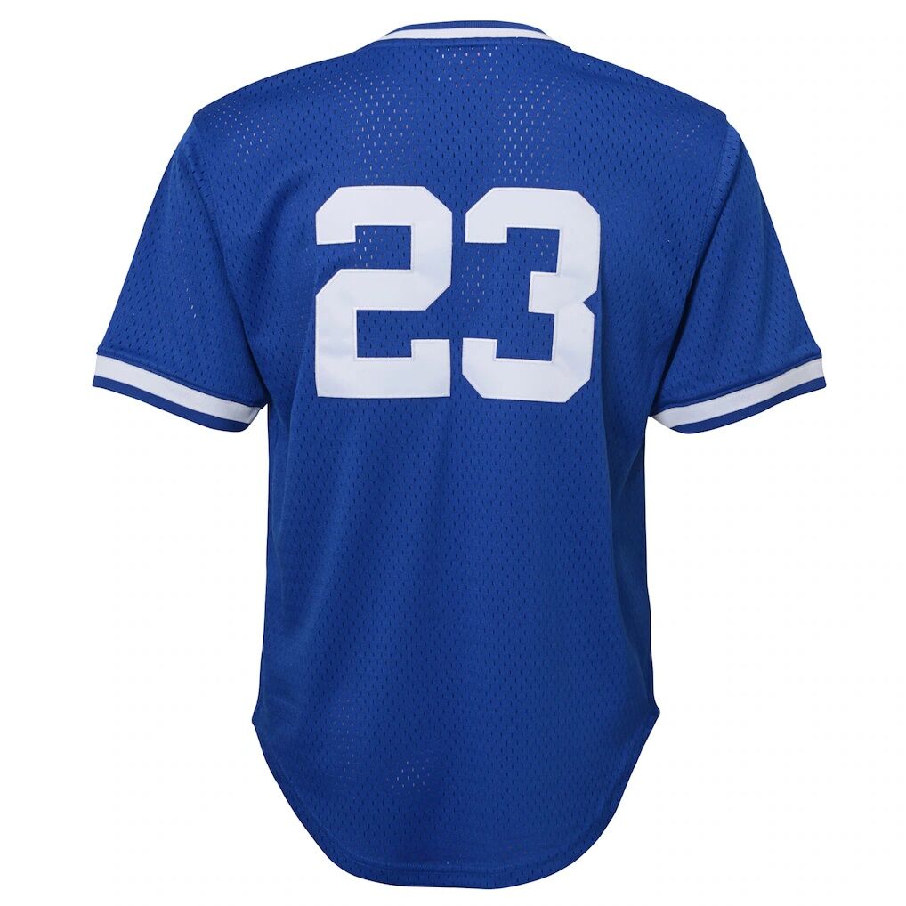 Ryne Sandberg Chicago Cubs Mitchell & Ness Youth Cooperstown Collection Mesh Batting Practice Jersey - Royal