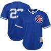 Ryne Sandberg Chicago Cubs Mitchell & Ness Youth Cooperstown Collection Mesh Batting Practice Jersey - - Front View