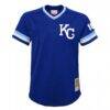 Bo Jackson Kansas City Royals Mitchell & Ness Youth Cooperstown Collection Mesh Batting Practice Jersey - - Side View