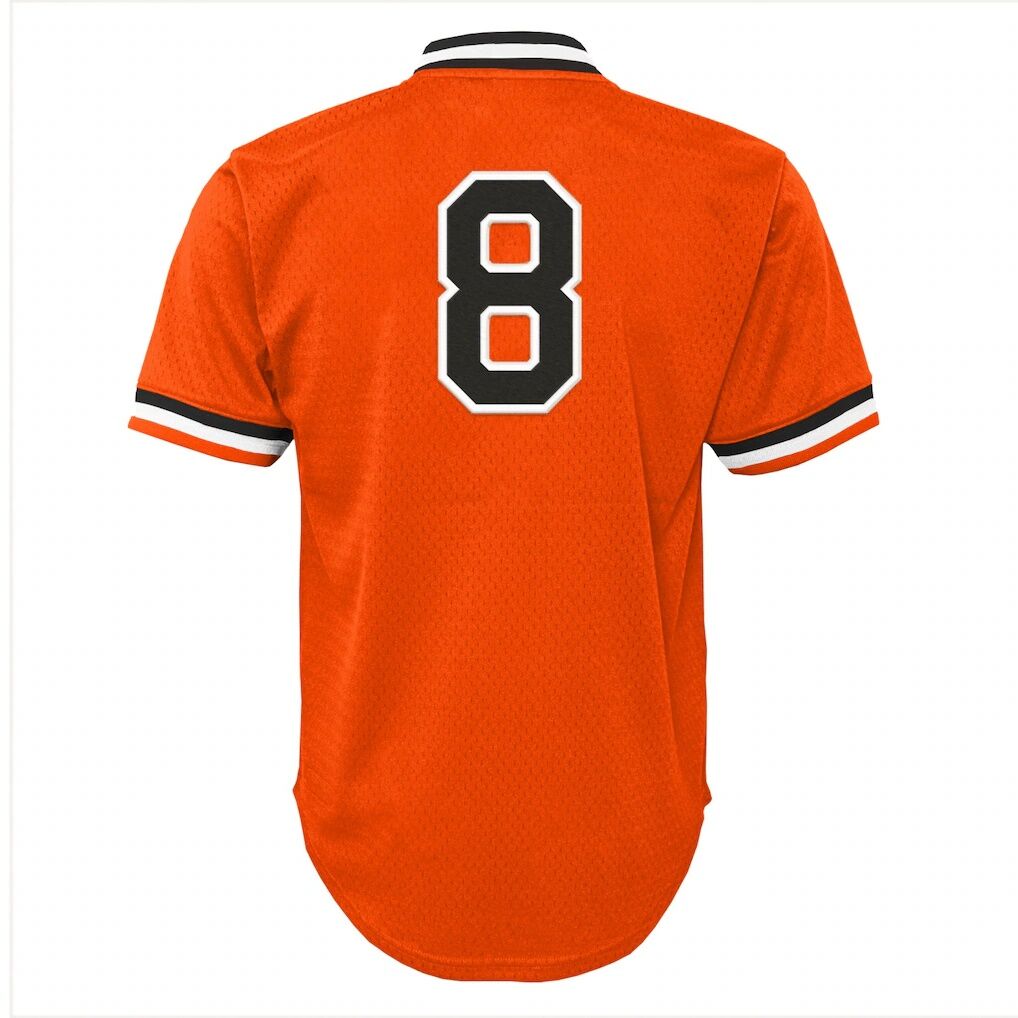 Cal Ripken Jr. Baltimore Orioles Mitchell & Ness Youth Cooperstown Collection Mesh Batting Practice Jersey