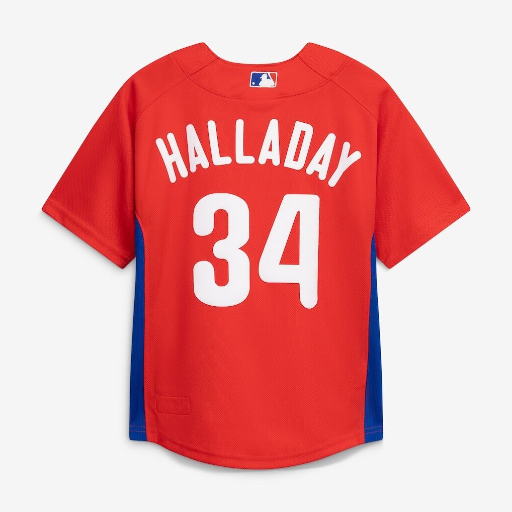 Roy Halladay Philadelphia Phillies Mitchell & Ness Toddler Cooperstown Collection Mesh Batting Practice Jersey