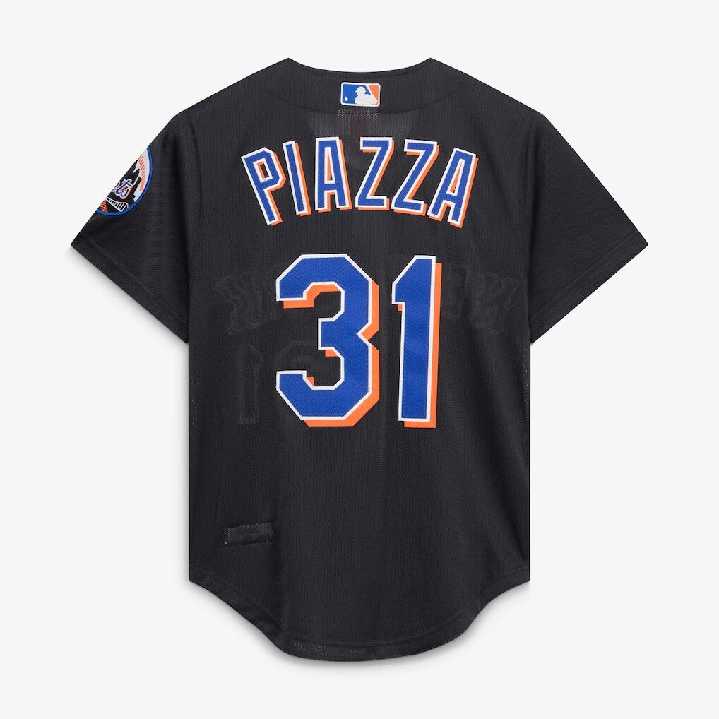 Mike Piazza New York Mets Mitchell & Ness Toddler Cooperstown Collection Mesh Batting Practice Jersey