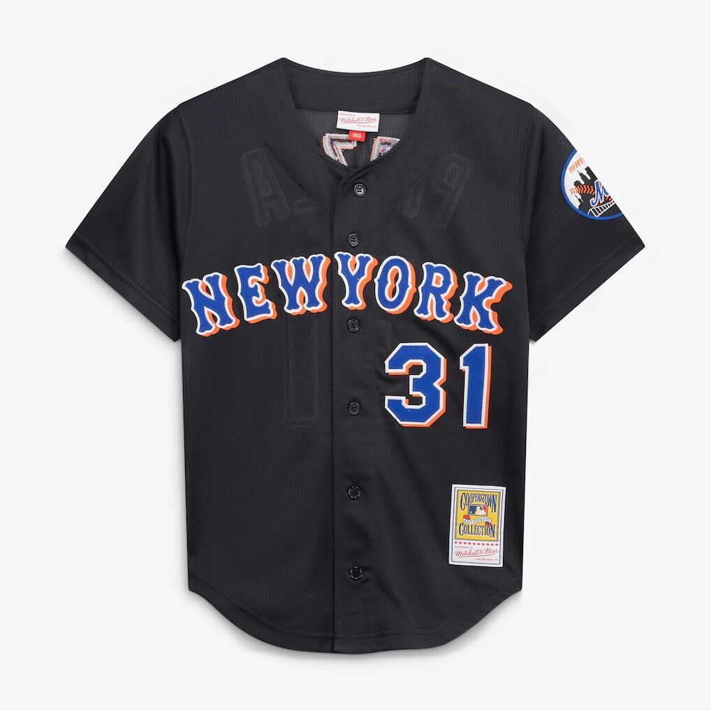 Mike Piazza New York Mets Mitchell & Ness Toddler Cooperstown Collection Mesh Batting Practice Jersey