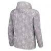 Chicago Cubs Tommy Bahama Palm Frenzy Hoodie Long Sleeve T-Shirt - Gray - Detail View
