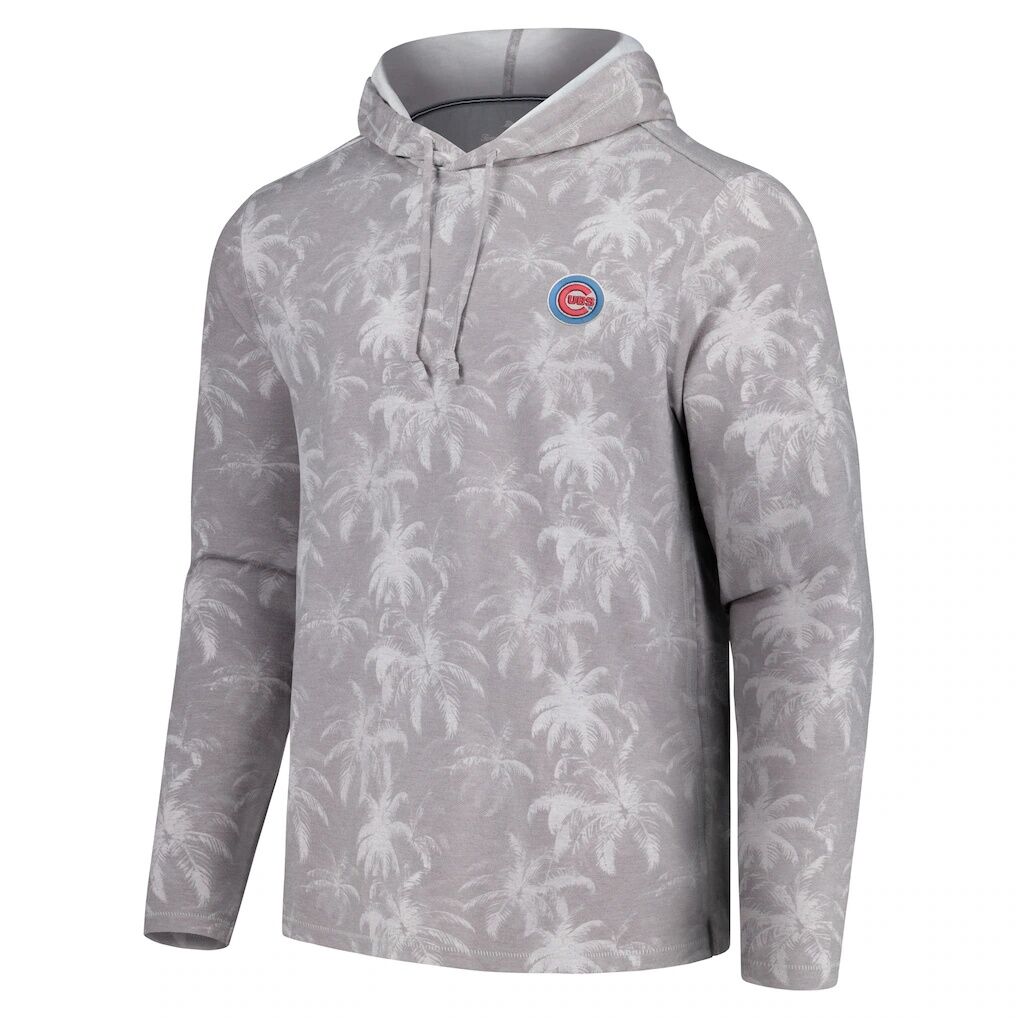 Chicago Cubs Tommy Bahama Palm Frenzy Hoodie Long Sleeve T-Shirt