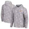 San Francisco Giants Tommy Bahama Palm Frenzy Hoodie Long Sleeve T-Shirt - Gray - Front View