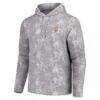 San Francisco Giants Tommy Bahama Palm Frenzy Hoodie Long Sleeve T-Shirt - Gray - Side View