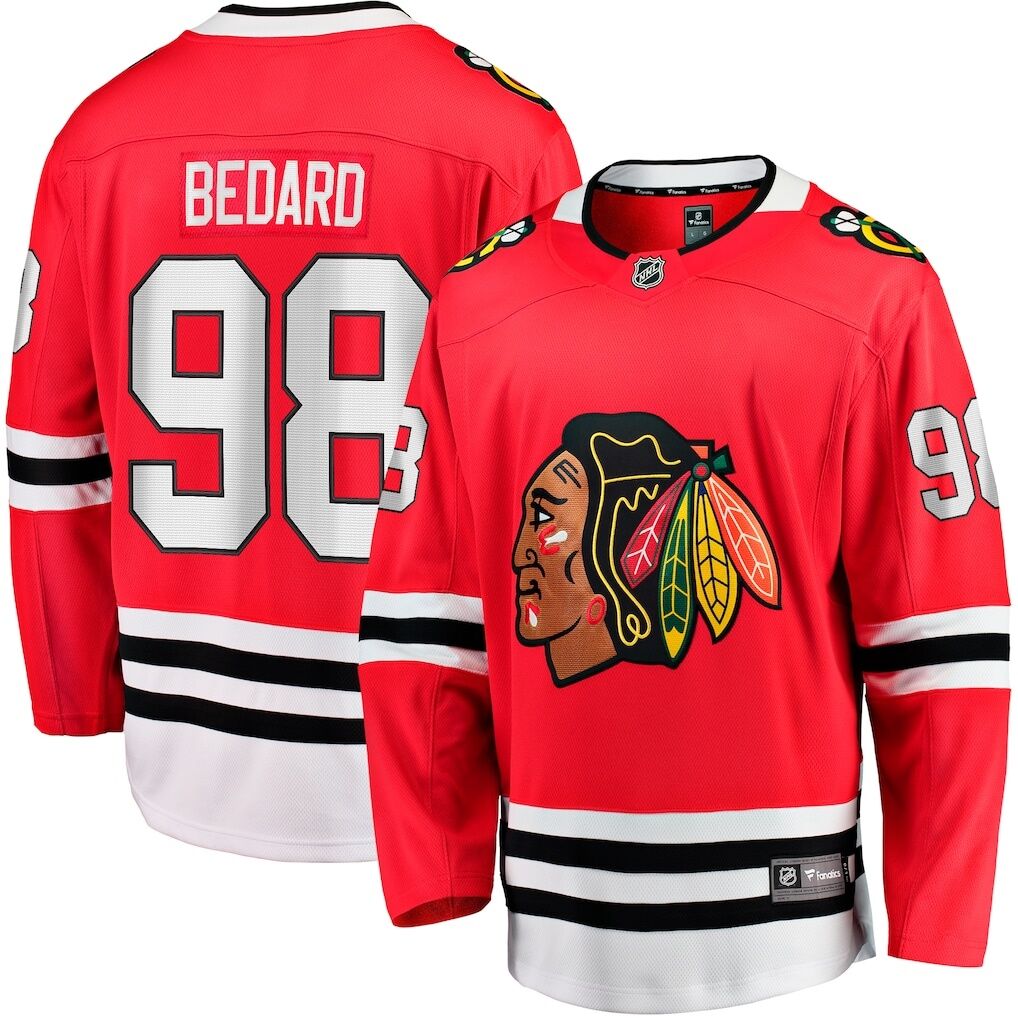 Connor Bedard Chicago Blackhawks Fashion7 Home Breakaway Player Jersey