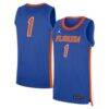 Florida Gators Jordan Brand Road Replica Basketball Jersey - - Front View