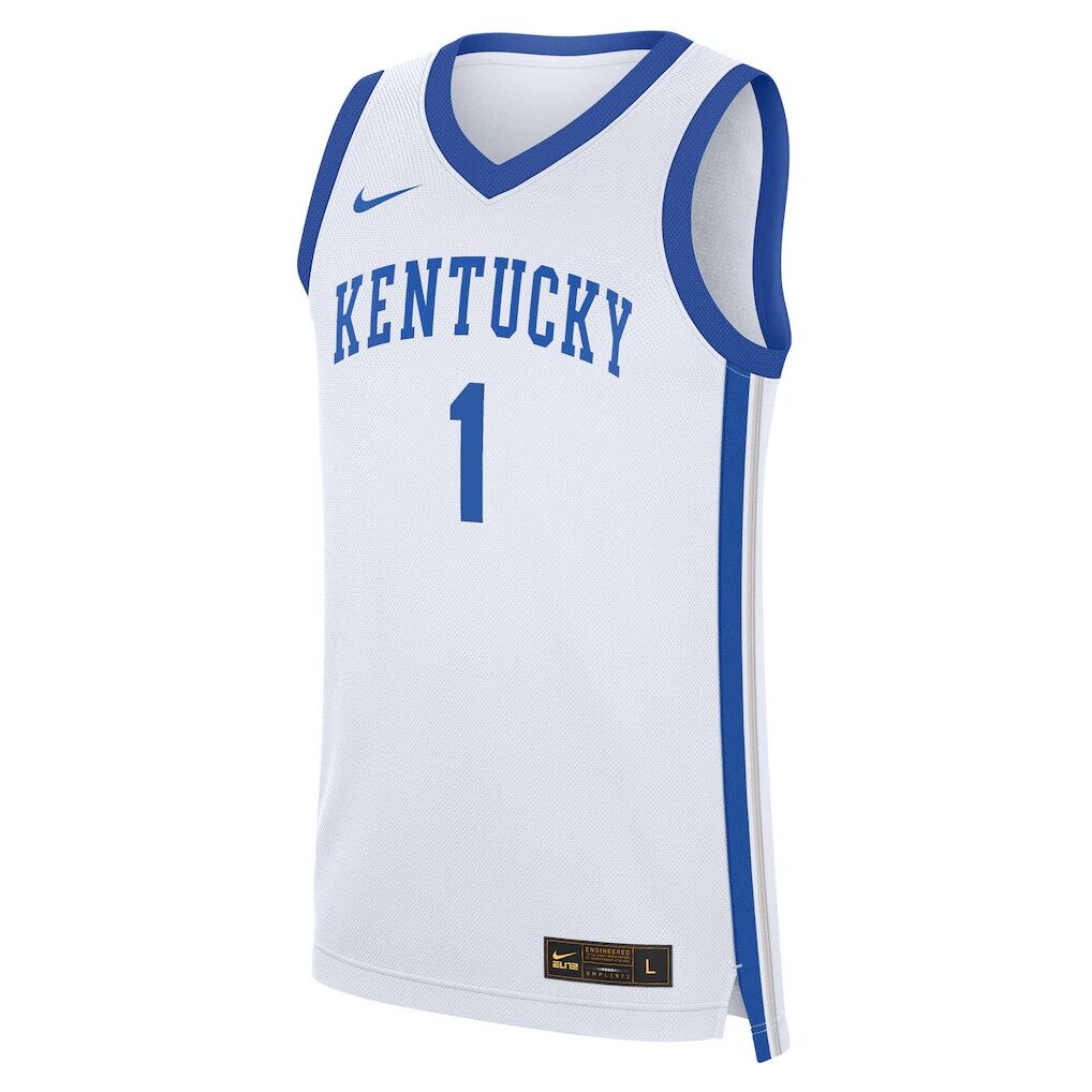 #1 Kentucky Wildcats Nike Home Replica Jersey