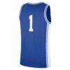 #1 Duke Blue Devils Nike Road Replica Jersey - - Detail View