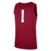 #1 Alabama Crimson Tide Nike Road Replica Jersey - Crimson - Detail View