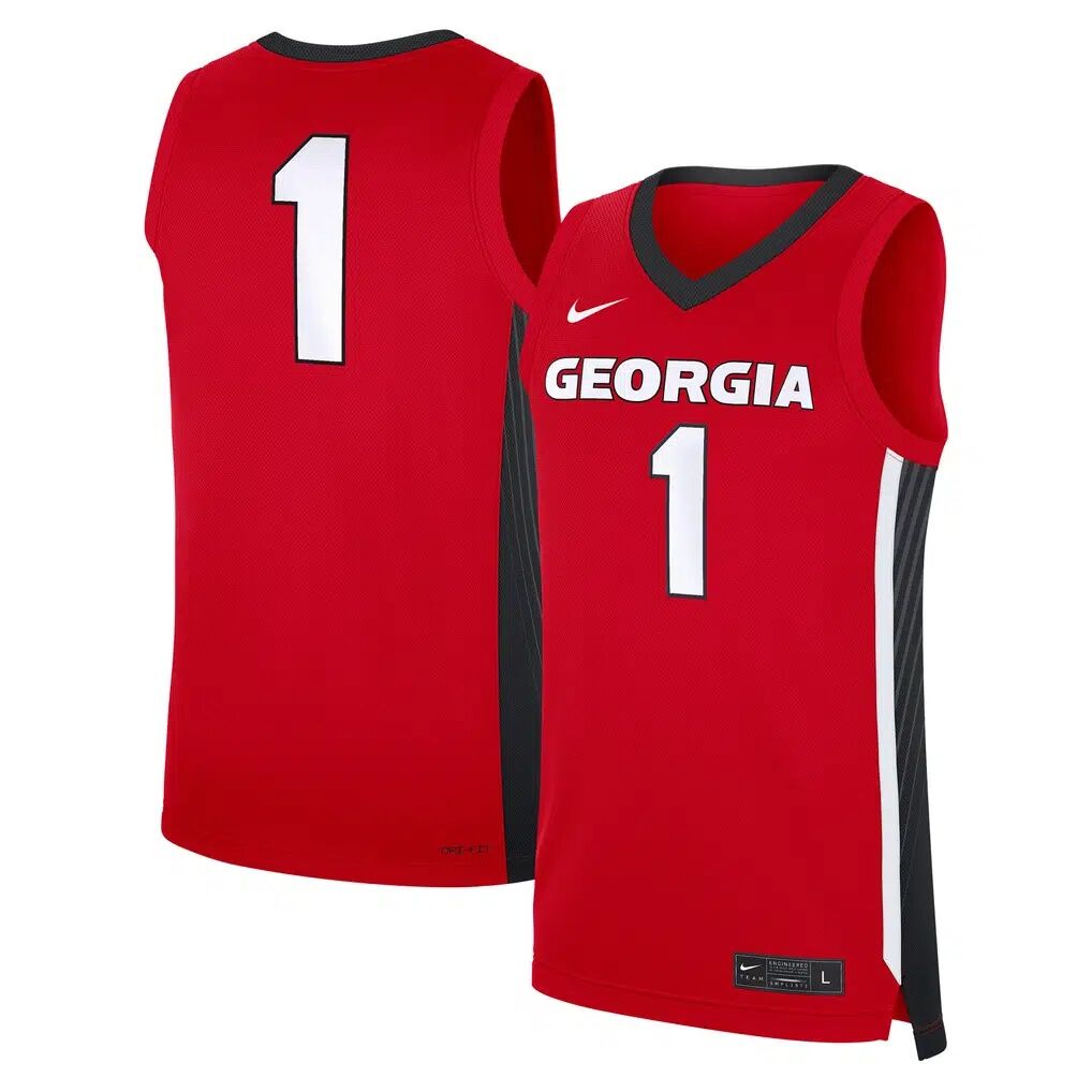 #1 Georgia Bulldogs Nike Road Replica Jersey