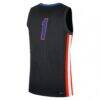 #1 Florida Gators Jordan Brand Alternate Replica Jersey - Black - Detail View