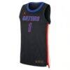 #1 Florida Gators Jordan Brand Alternate Replica Jersey - Black - Side View
