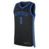 #1 Kentucky Wildcats Nike Alternate Replica Jersey - Black - Side View