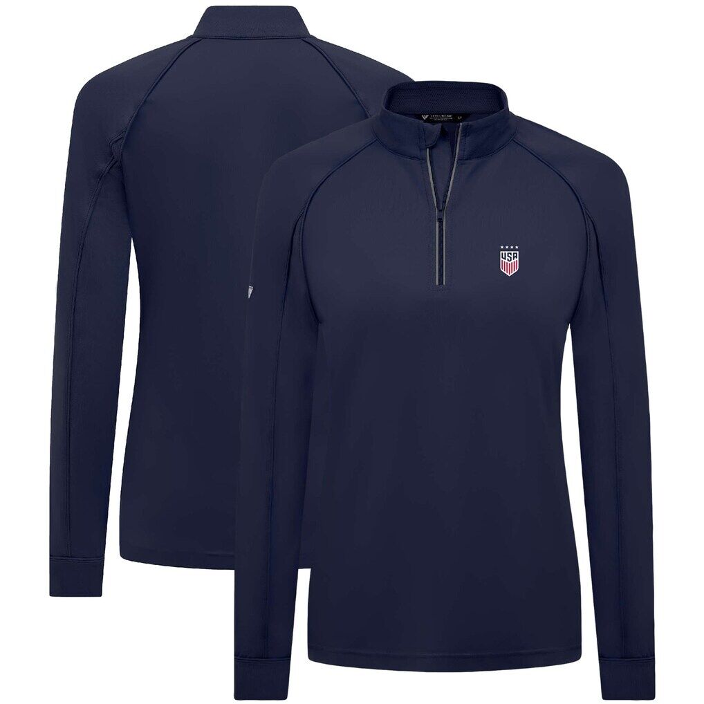 USWNT Levelwear Women's Kinetic Insignia Quarter-Zip Pullover