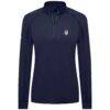 USWNT Levelwear Women's Kinetic Insignia Quarter-Zip Pullover - Navy - Side View