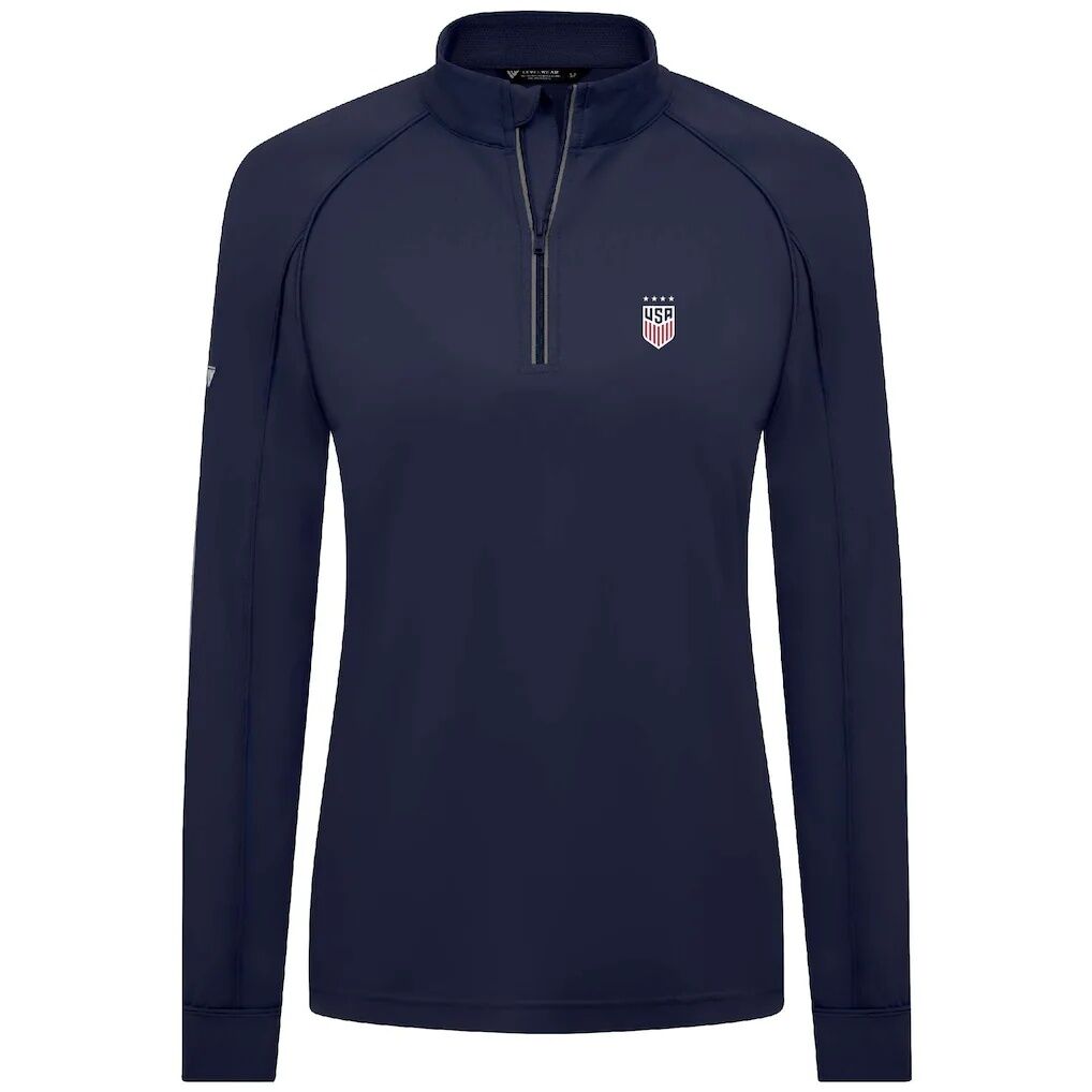 USWNT Levelwear Women's Kinetic Insignia Quarter-Zip Pullover