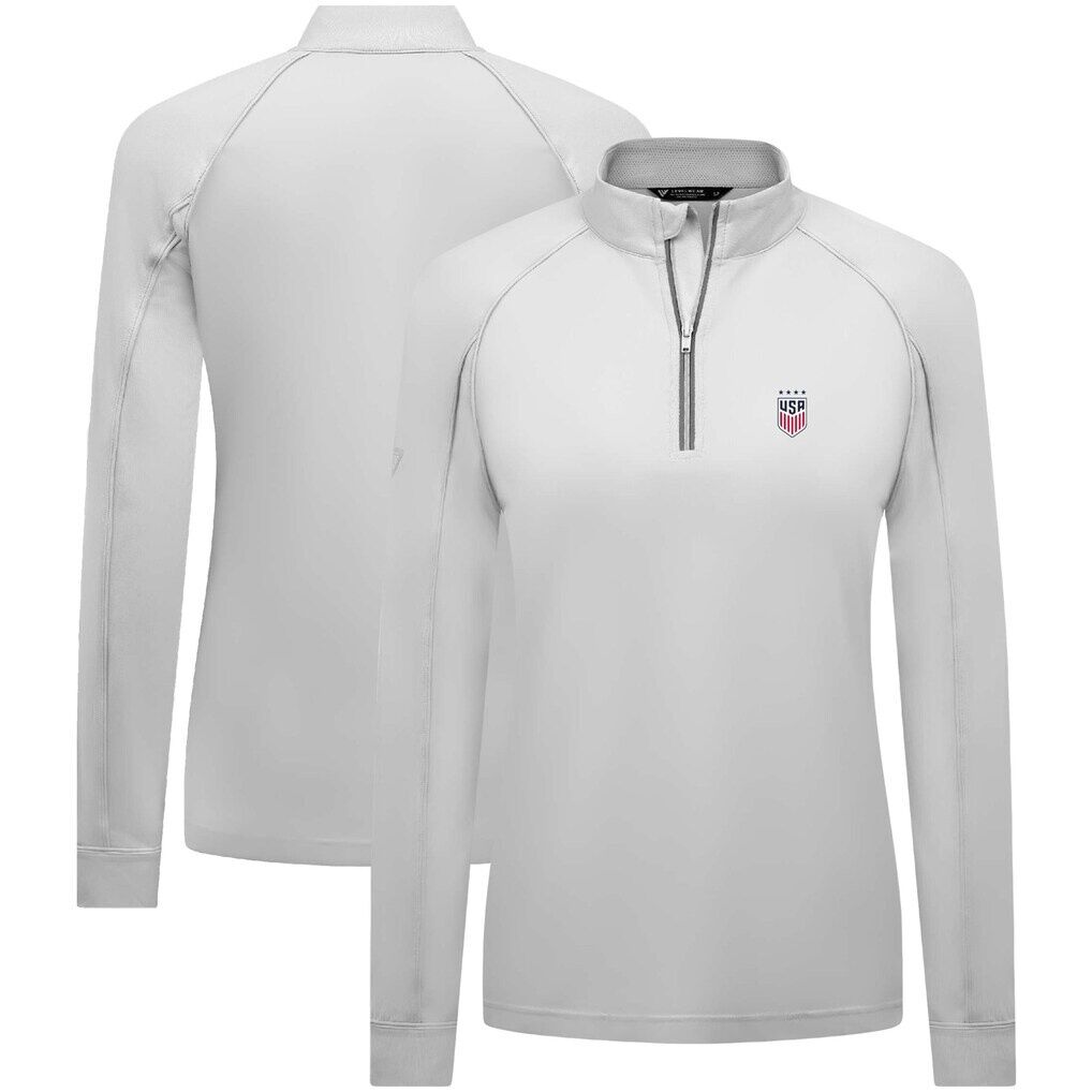 USWNT Levelwear Women's Kinetic Insignia Quarter-Zip Pullover