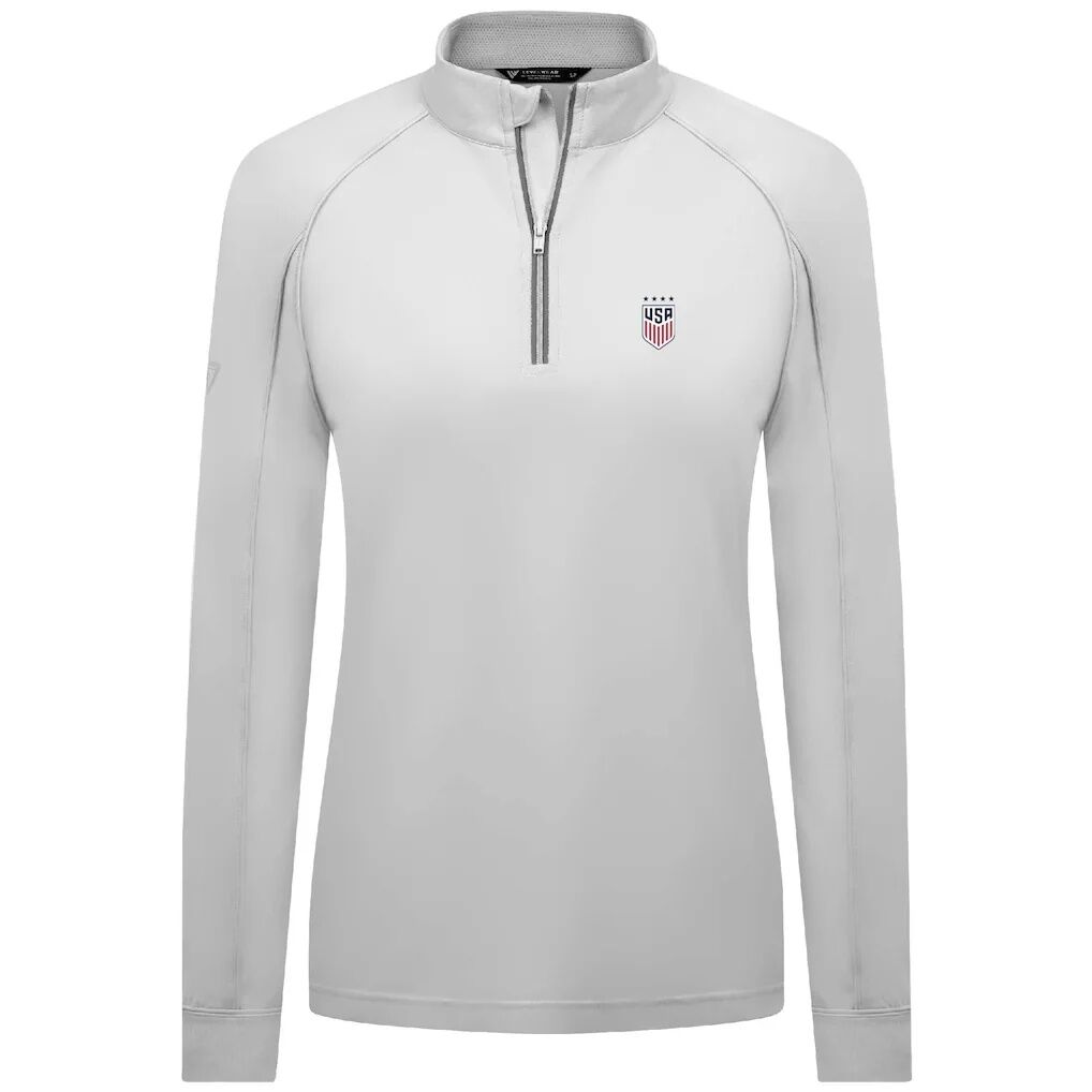 USWNT Levelwear Women's Kinetic Insignia Quarter-Zip Pullover