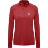 USWNT Levelwear Women's Kinetic Insignia Quarter-Zip Pullover - Red - Side View