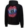 West Ham United Dream Oversized Pullover Hoodie - Black - Detail View