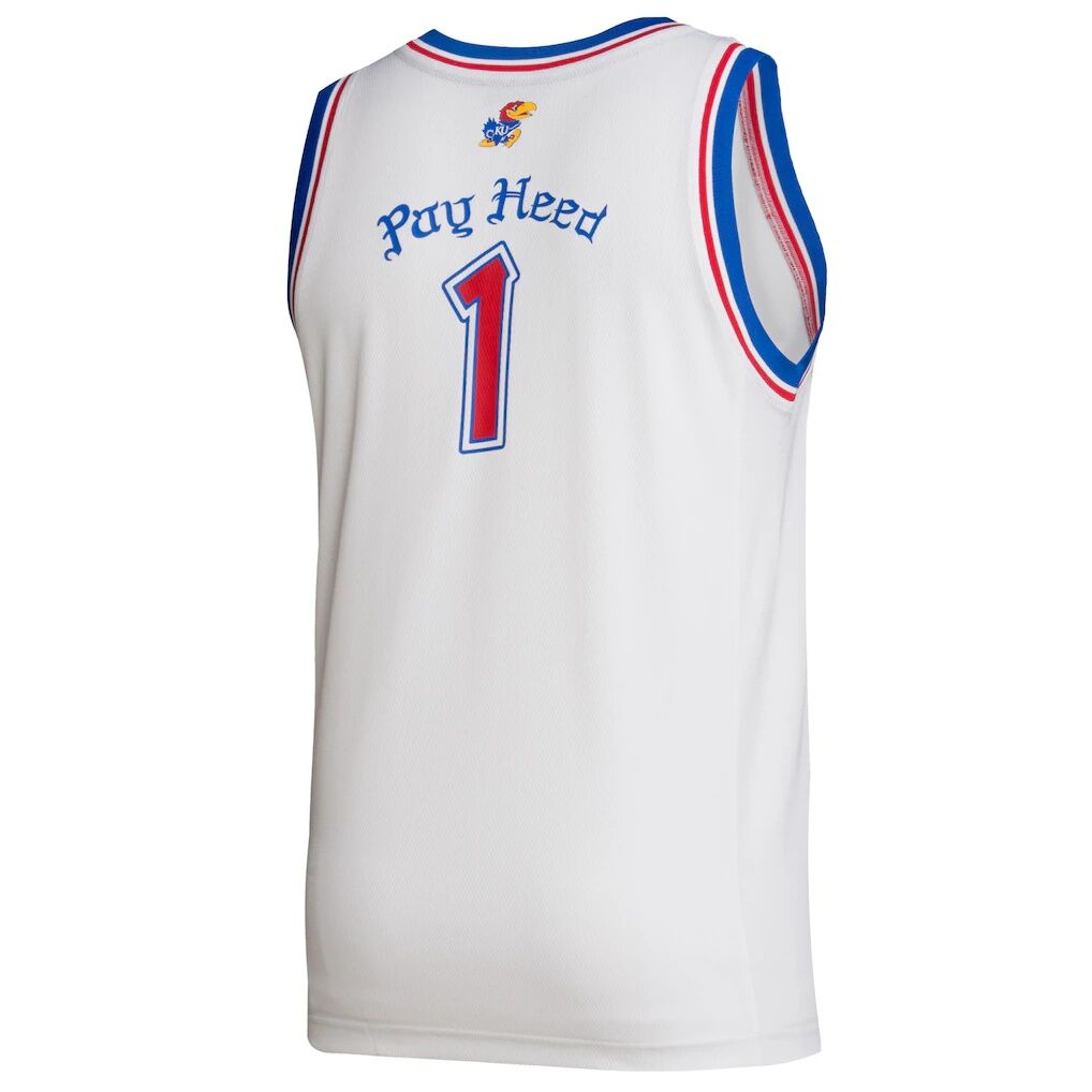 #1 Kansas Jayhawks adidas Alternate Swingman Jersey