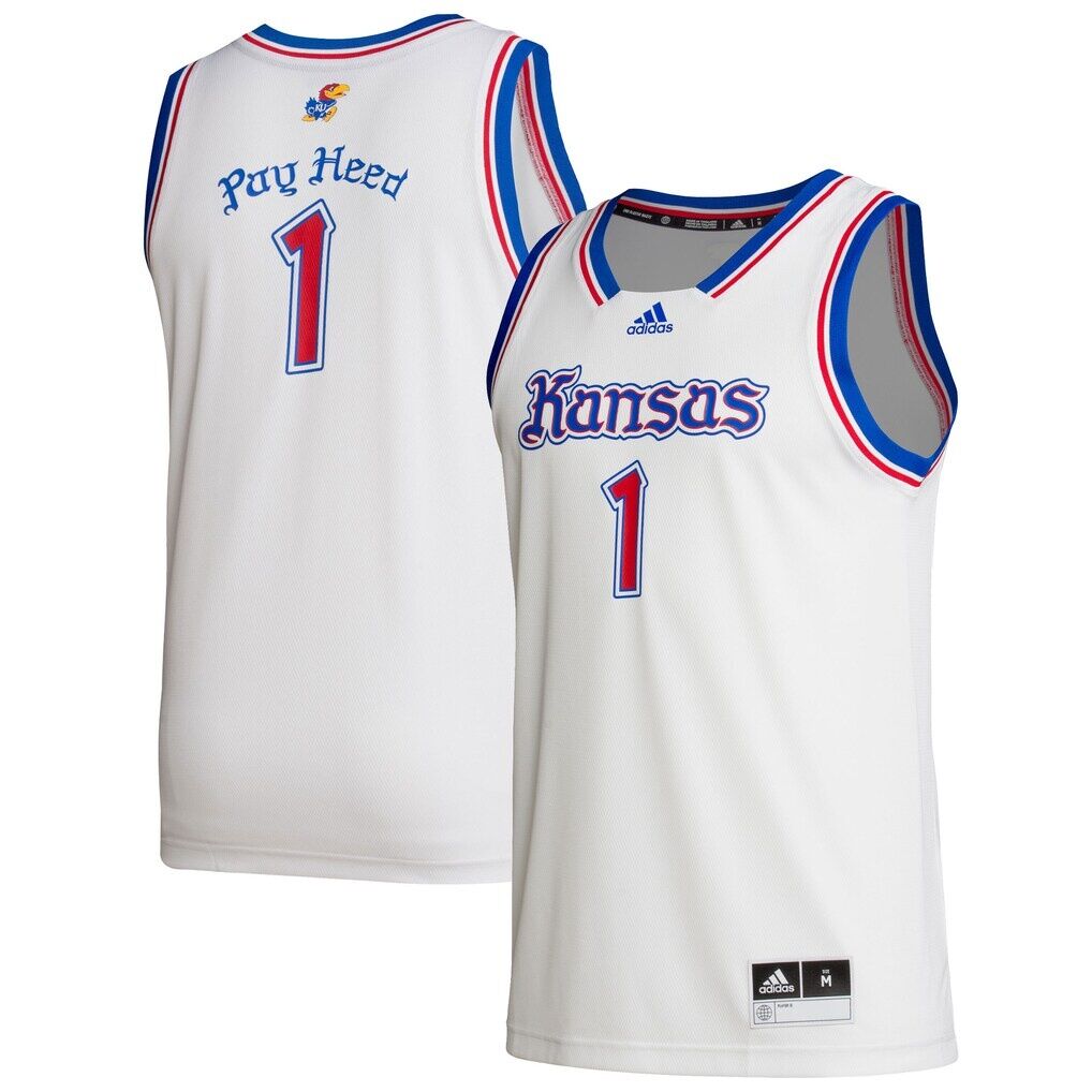 #1 Kansas Jayhawks adidas Alternate Swingman Jersey