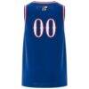 #00 Kansas Jayhawks adidas Swingman Jersey - Royal - Detail View