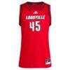 #45 Louisville Cardinals adidas Replica Swingman Jersey - Red - Side View