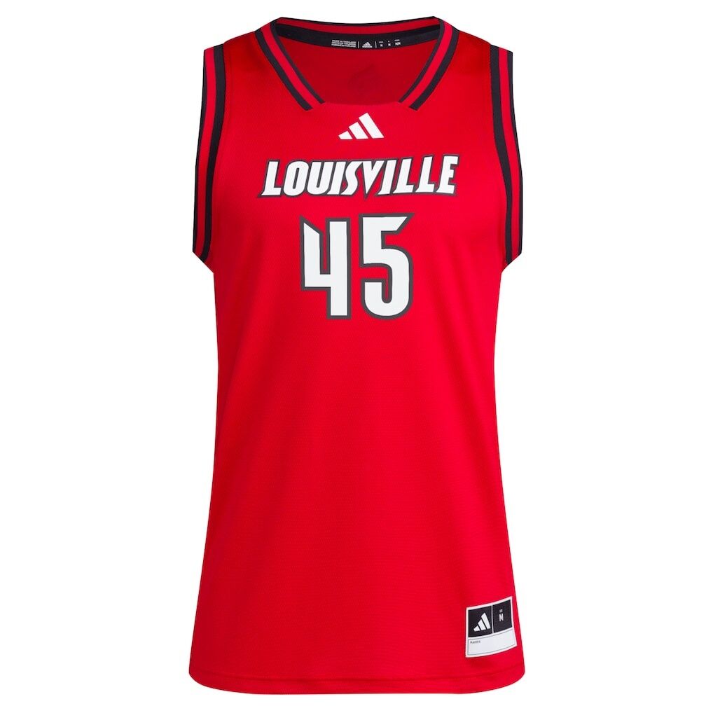 #45 Louisville Cardinals adidas Replica Swingman Jersey