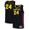 #24 Arizona State Sun Devils adidas Replica Swingman Jersey - Black - Front View