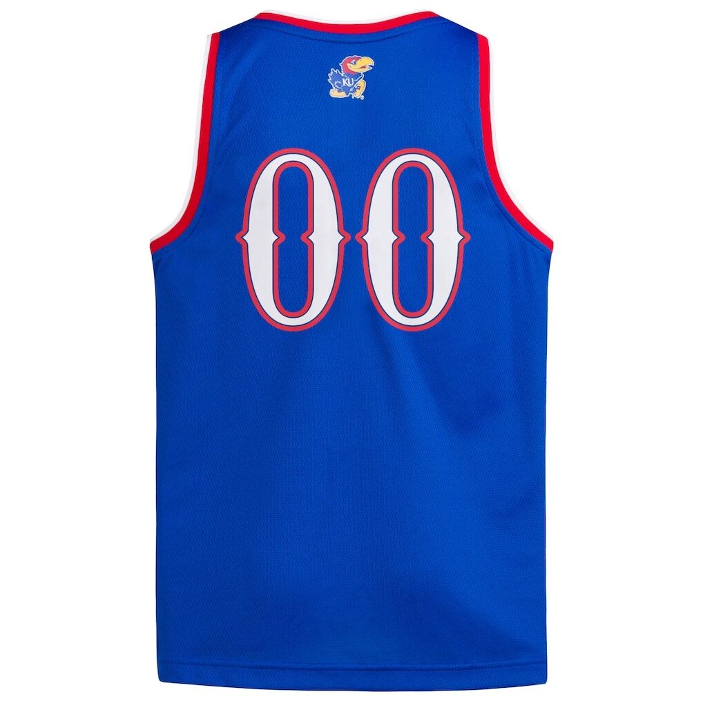 #00 Kansas Jayhawks adidas Youth Swingman Jersey - Royal