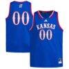 #00 Kansas Jayhawks adidas Youth Swingman Jersey - - Front View