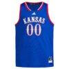 #00 Kansas Jayhawks adidas Youth Swingman Jersey - - Side View
