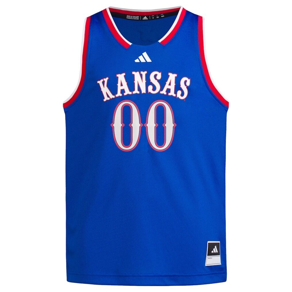 #00 Kansas Jayhawks adidas Youth Swingman Jersey - Royal