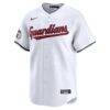 Bo Naylor Cleveland Guardians Nike Home Limited Player Jersey - White - Side View