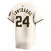 William Contreras Milwaukee Brewers Nike Home Limited Player Jersey - Cream - Detail View