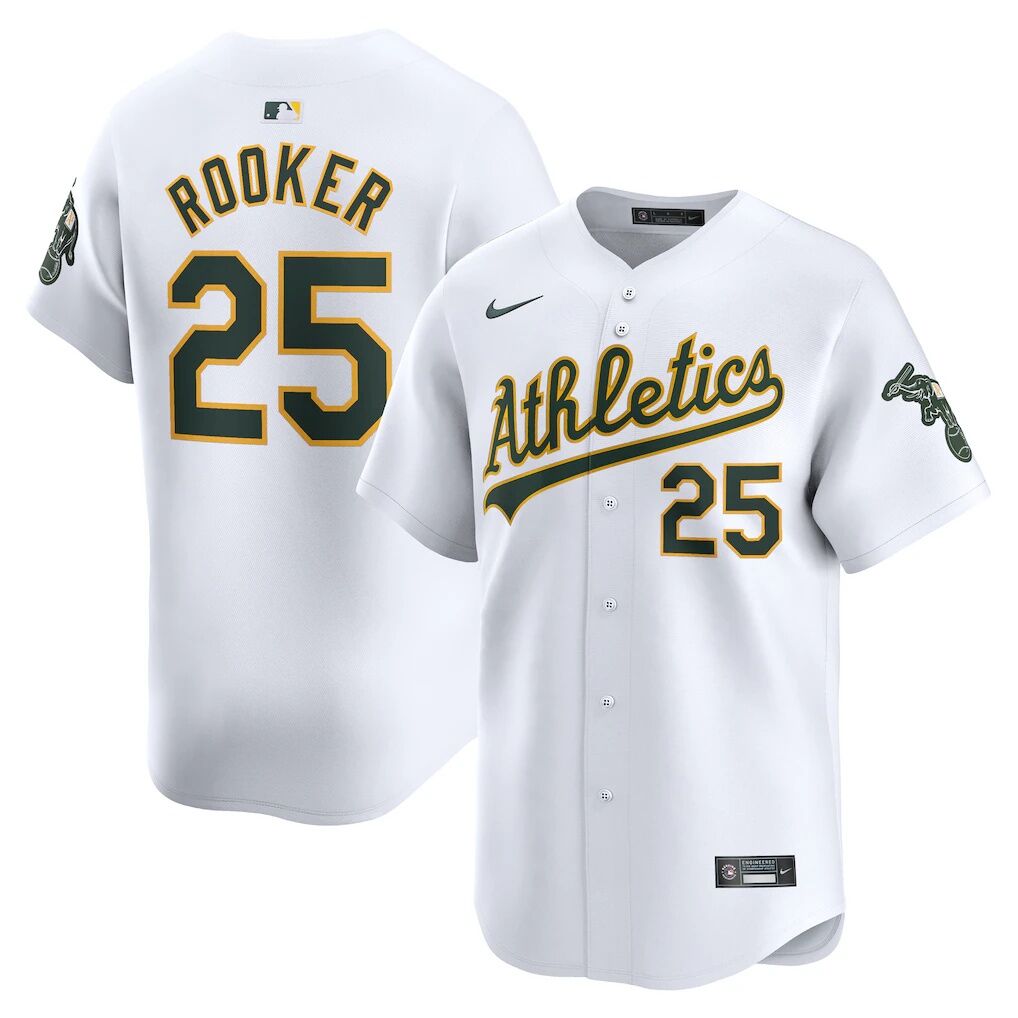 Brent Rooker Athletics Nike Home Limited Player Jersey
