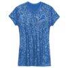 Aidan Hutchinson Detroit Lions Girls Youth Sequin Player Name & Number V-Neck Dress - Blue - Side View
