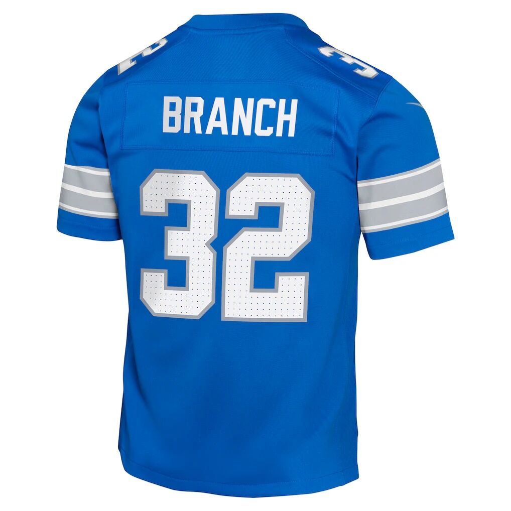 Brian Branch Detroit Lions Nike Youth Game Jersey