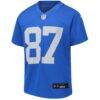 Sam LaPorta Detroit Lions Nike Youth Game Jersey - Blue - Side View