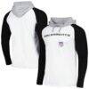 Sacramento Kings Stadium Essentials Unisex Terrace Long Sleeve Hooded T-Shirt - White - Front View