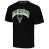 Milwaukee Bucks Stadium Essentials Unisex Terrace T-Shirt - Black - Side View