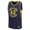 Pascal Siakam Indiana Pacers Fashion7 Youth Fast Break Player Jersey - Navy - Side View