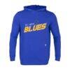 St. Louis Blues Levelwear Relay Premier 2.0 Pullover Hoodie - Blue - Front View
